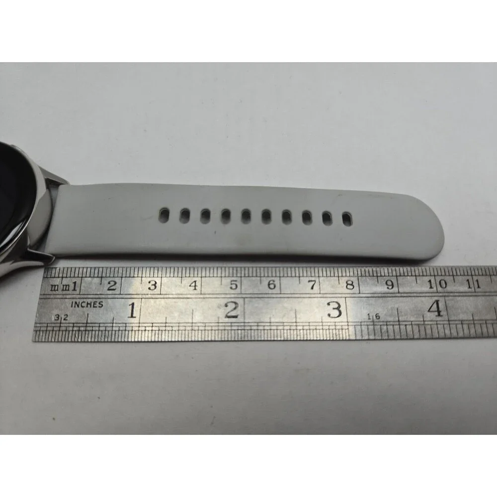 Samsung Galaxy Watch Active SM R500 40mm Silver Bluetooth GPS Fitness *READ
